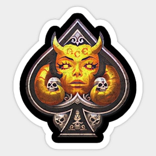 Ace Devil Foil Sticker